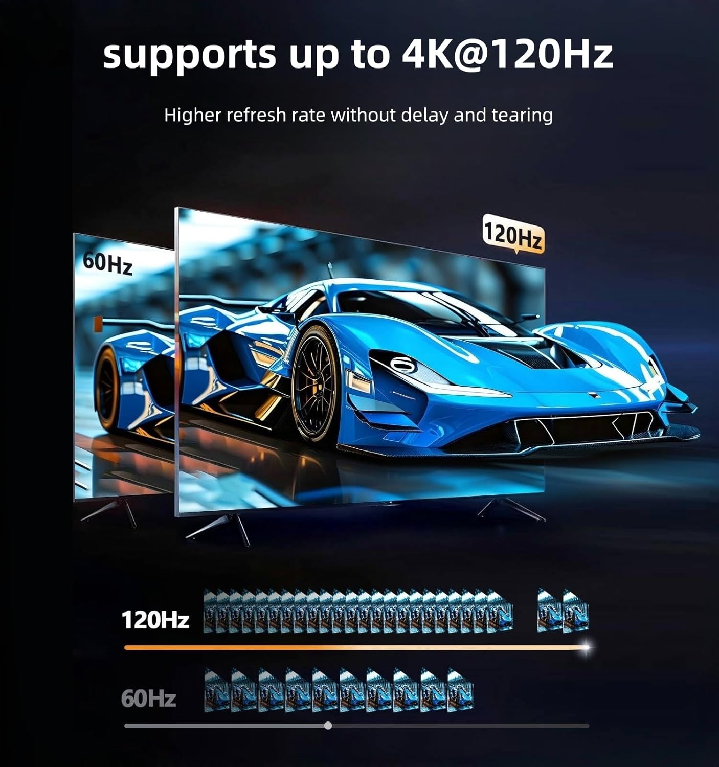 XinYaa 2.1 8K@60Hz 4K@120Hz 2 1 HDR10+ 48 3D Dolby PS5/4 B0X HDMI Switch, Aluminum HDMI Switcher in Out, HDM I Splitter