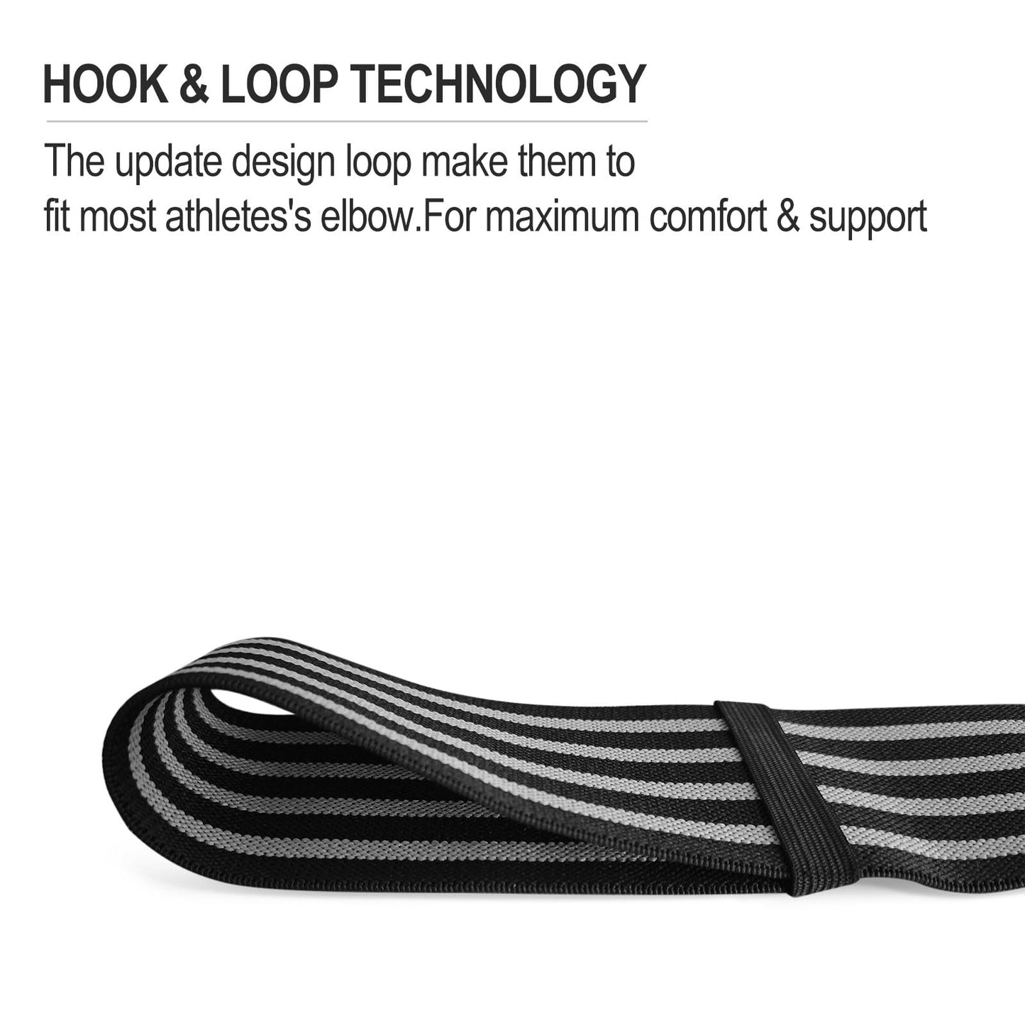 Elbow Wraps for Weightlifting：Elbow Sleeve Weightlifting Support for Bench Press Cross Training & Powerlifting - Elbow Straps for Weightlifting Gym Men Women (Gray)