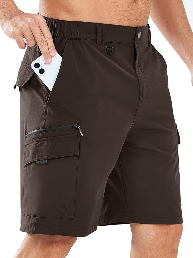 NORTHYARD Men's Cargo Hiking Shorts 9" Lightweight Outdoor Tactical Work Camping Sport Golf Casual Travel Fishing Multipocket