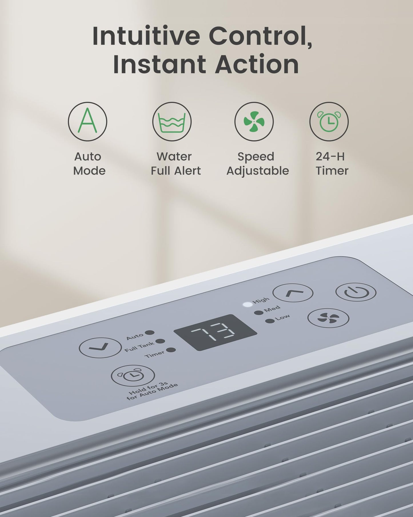 Waykar 6000 Sq.Ft Energy Star Dehumidifier for Basement & Home, 120 Pint/Day with Drain Hose & Tank, Ultra Quiet (40 dB), Smart Auto Comfort Mode