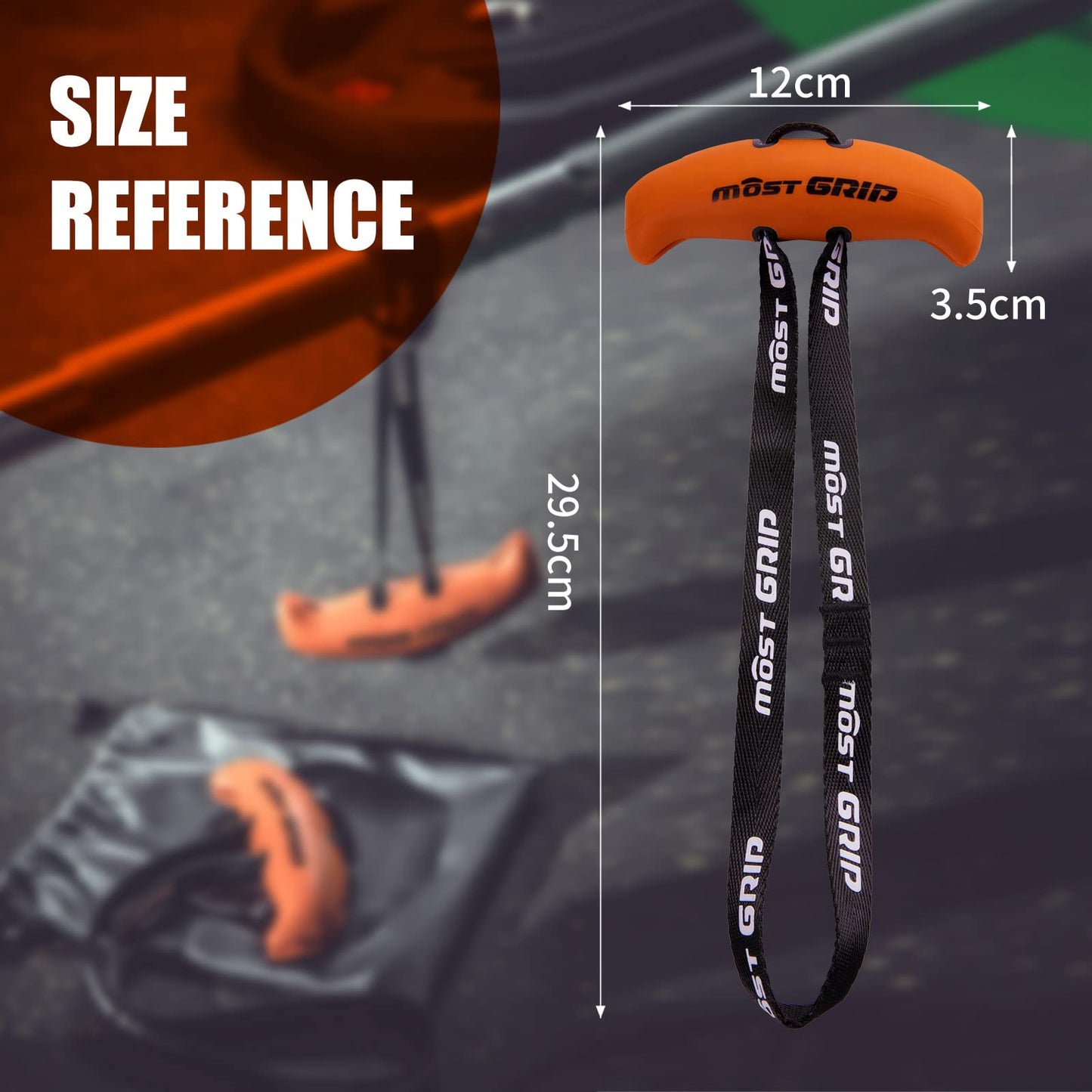 MOST GRIP Neutral Grip Pull Up Handles for Home Gym Workout, Ergonomic Pull Up Grips with Non-Slip for Pull Up Bar and T-bar Row
