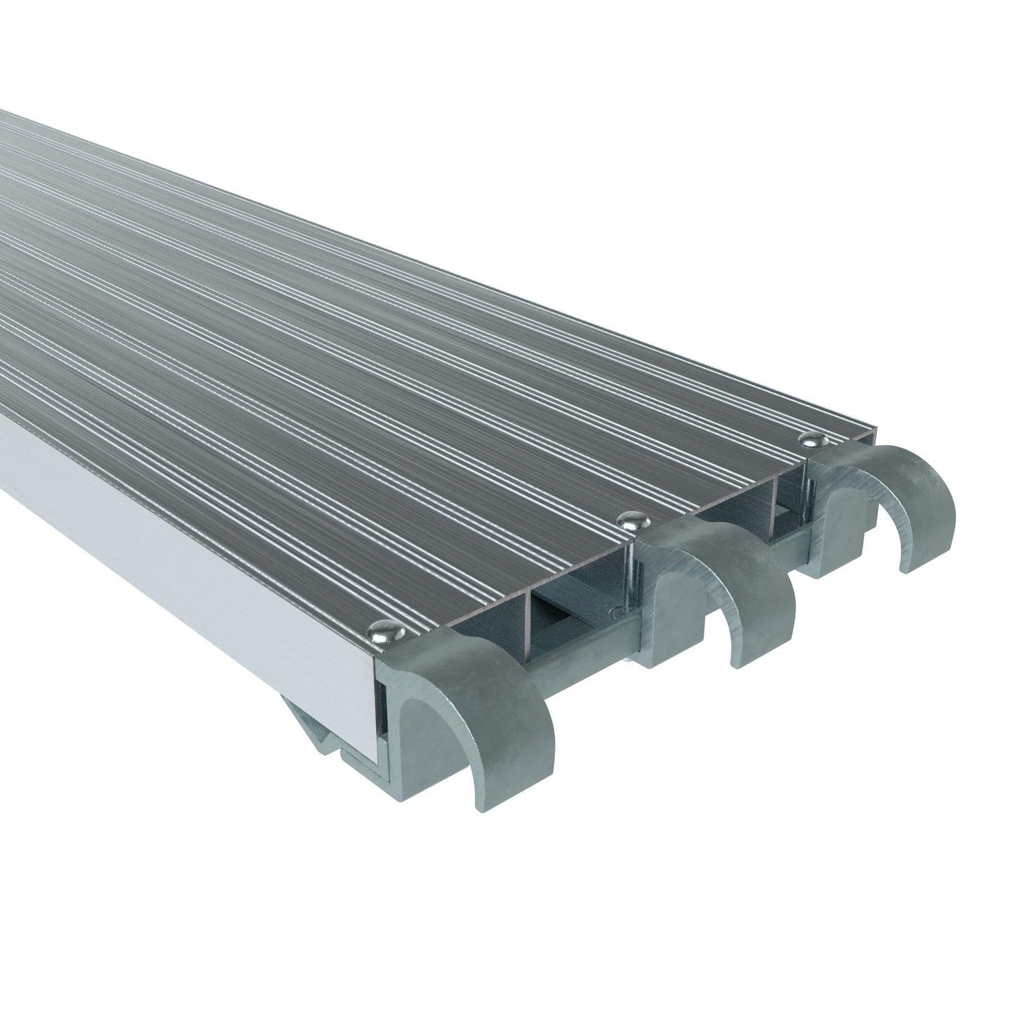 Louisville Ladder 7 ft. x 19 in. (3-Pack) Scaffolding Platform, Aluminum Work Platform and Scaffold Plank, 75 psf-Load Capacity, PD9207-3