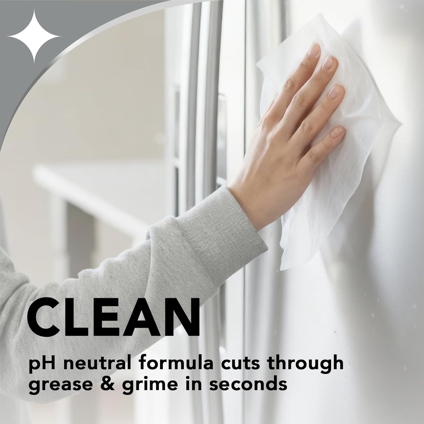 Weiman Stainless Steel Cleaner Wipes - Anti-Fingerprint, 30 Count for Grease & Streak Removal