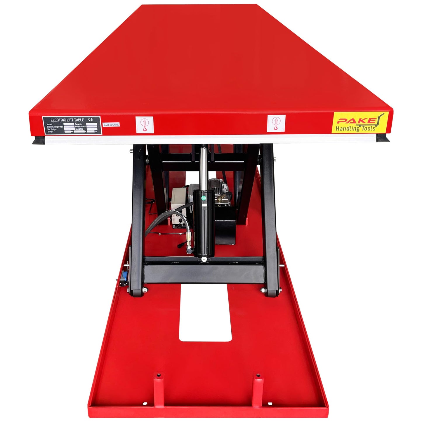 PAKE Electric Hydraulic Tandem Lifting Table, 4,400 lb. Capacity, 98-1/2" x 32-1/4"