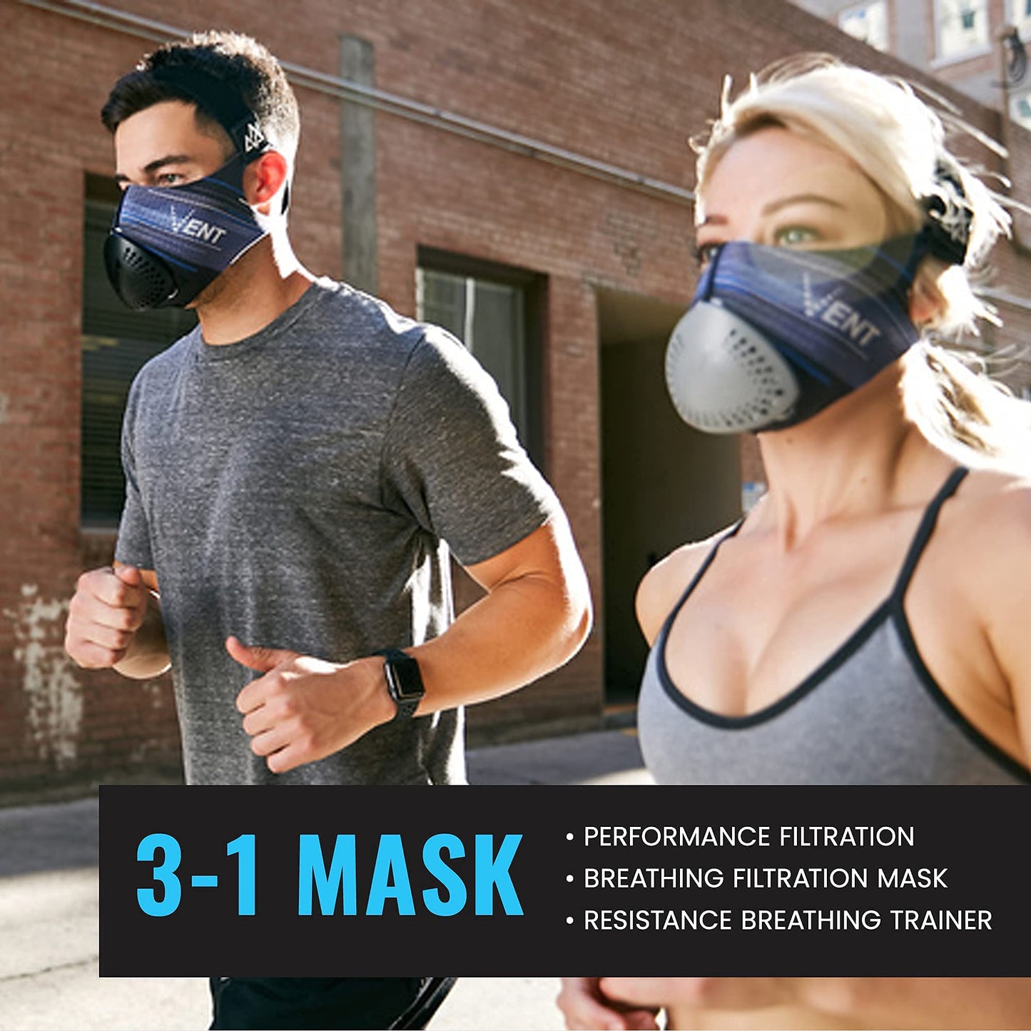 TRAININGMASK Premium Full Face Medical Grade Material & Organic Feltration® Air Filters, Dust & Particulate Respirator | 3-Year Manufacturer Warranty | Reusable Protection Mask | Ultimate Safety