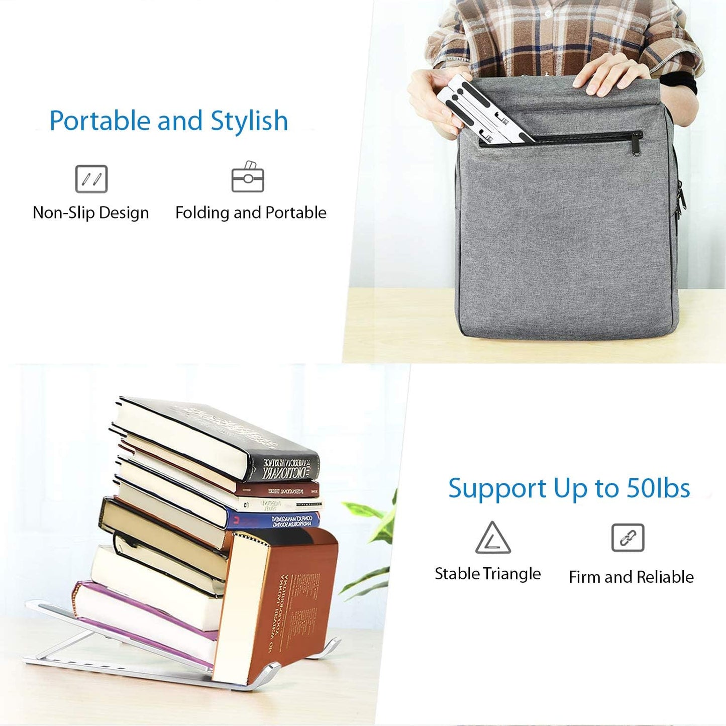 Tek Styz 2.0 21" 50 PRO Stand Compatible with Samsung MHL HDTV Durable Adjustable Desktop Holder, Portable, up