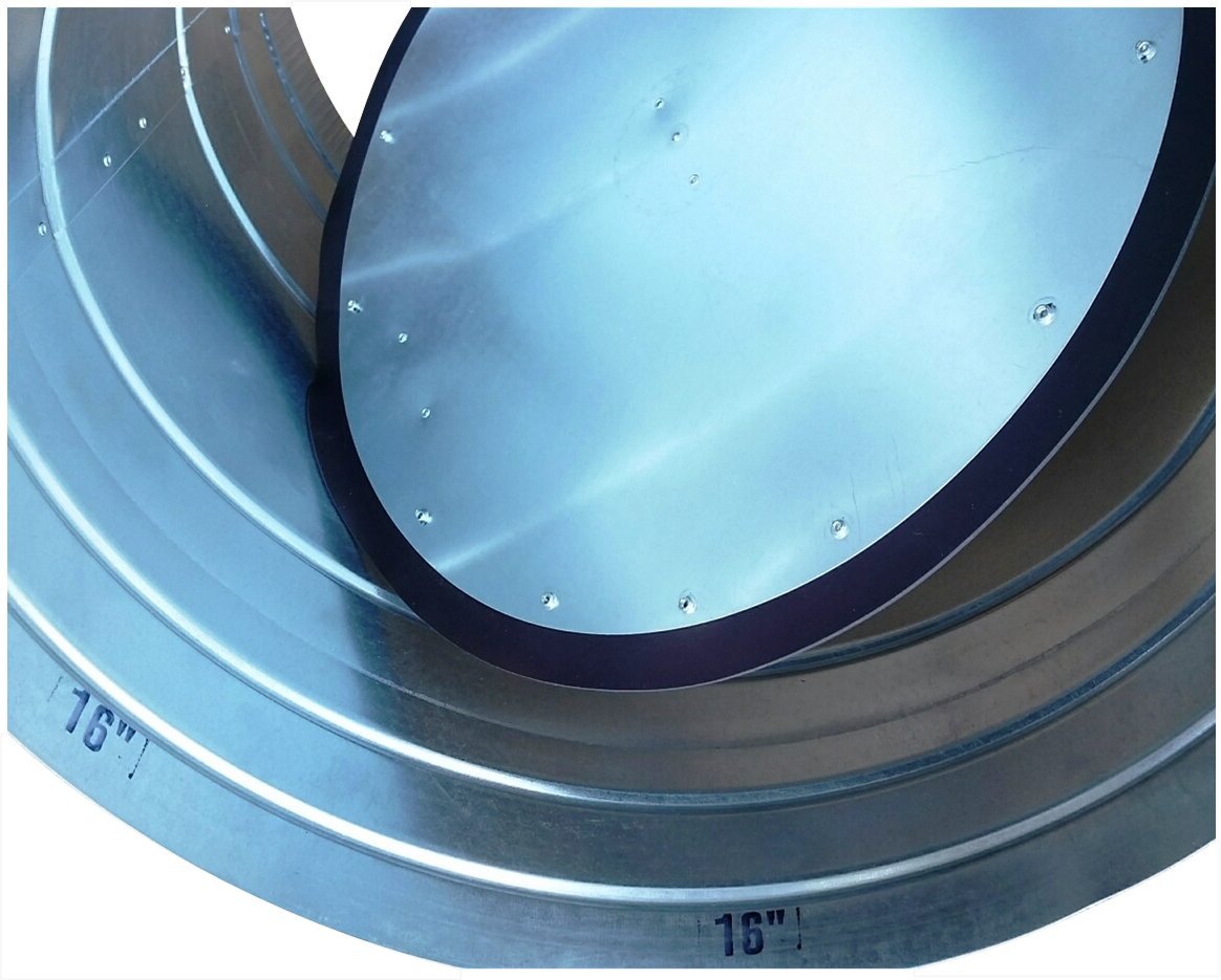 Zone Damper 8" Round Professional-Grade (HVAC Zoning) - Preminum replacement for Honeywell, EWC, Durozone, more (08)