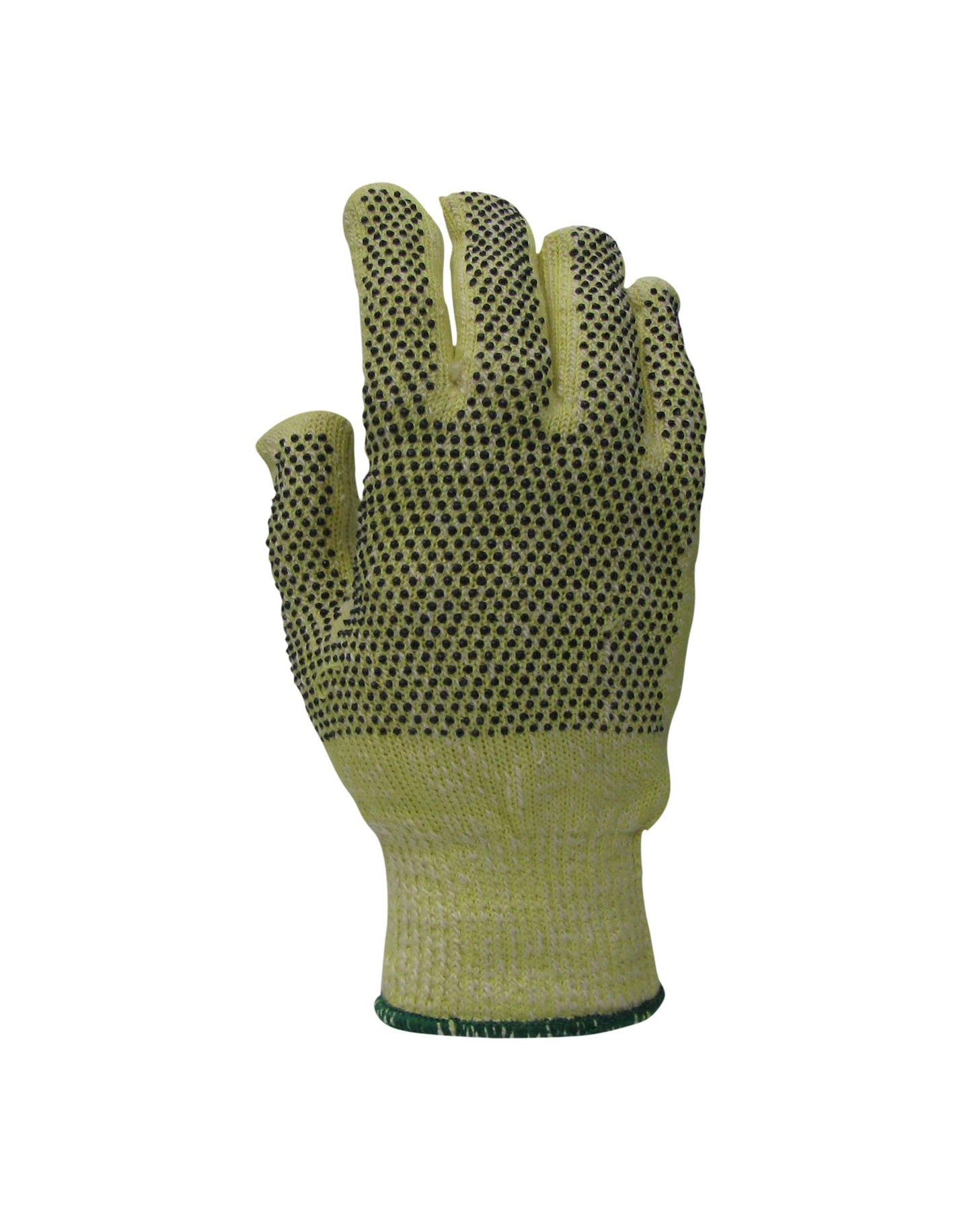 MAGID NT73BKVPR-8 Nitrile-Dotted para-Aramid Blend Terry Glove, 8, Yellow (Pack of 12)