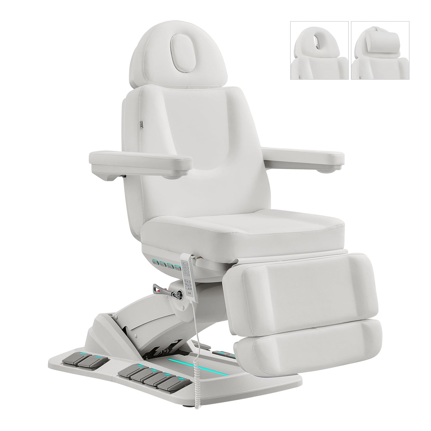 Beauty Spa Medical Treatment Chair 4 Motor Electrical Facial Medical Spa Tables with Rotating Seat AURORA