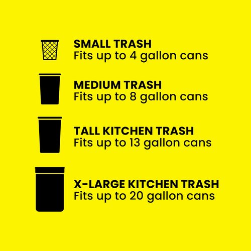 Glad ForceFlex Tall Kitchen Trash Bags, 13 Gallon, Fresh Clean, 140 Count (Package May Vary)