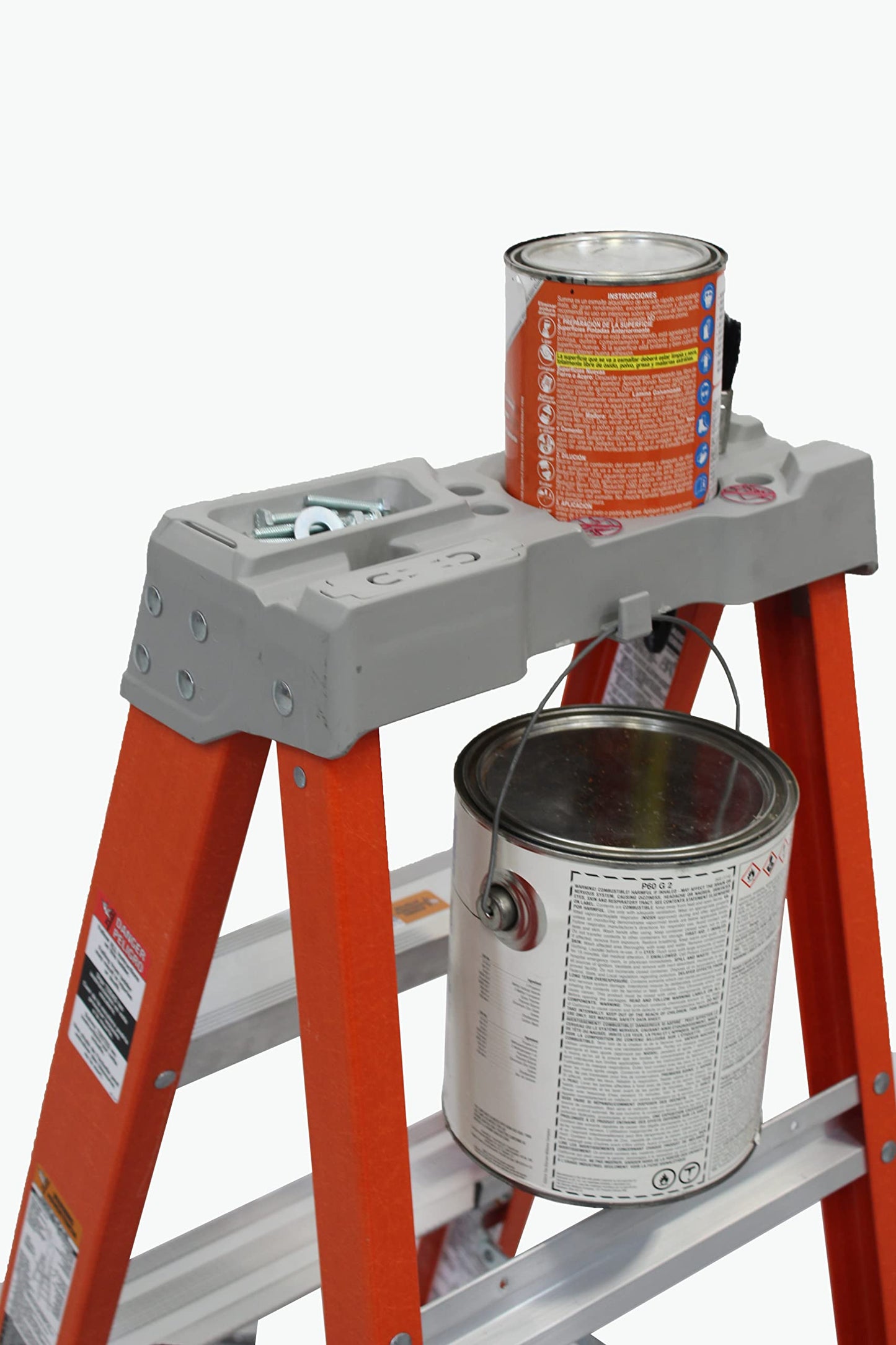 LITE 8-Foot Fiberglass Step Ladder, 300-Pound Load Capacity, Type IA, LP-3011-08