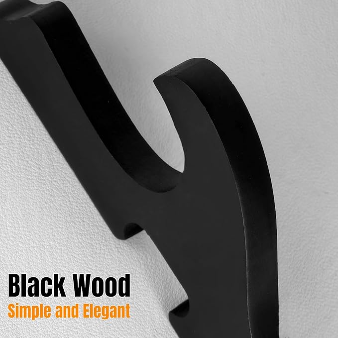 Eforlife 2/Set Sword Hook Wall Mount Samurai Sword Hanger Display Holder Adjustable for Katana Wakizashi Tanto Genji Sword Weapon Rack