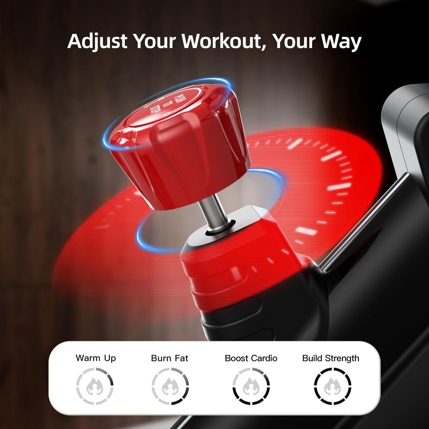 HARISON Exercise Bike for Home, Magnetic Indoor Cycling Bike with Quiet Belt Drive, 380 lb Capacity Spin Bike, Adjustable Resistance Stationary Bike for Cardio Workout & Weight Loss