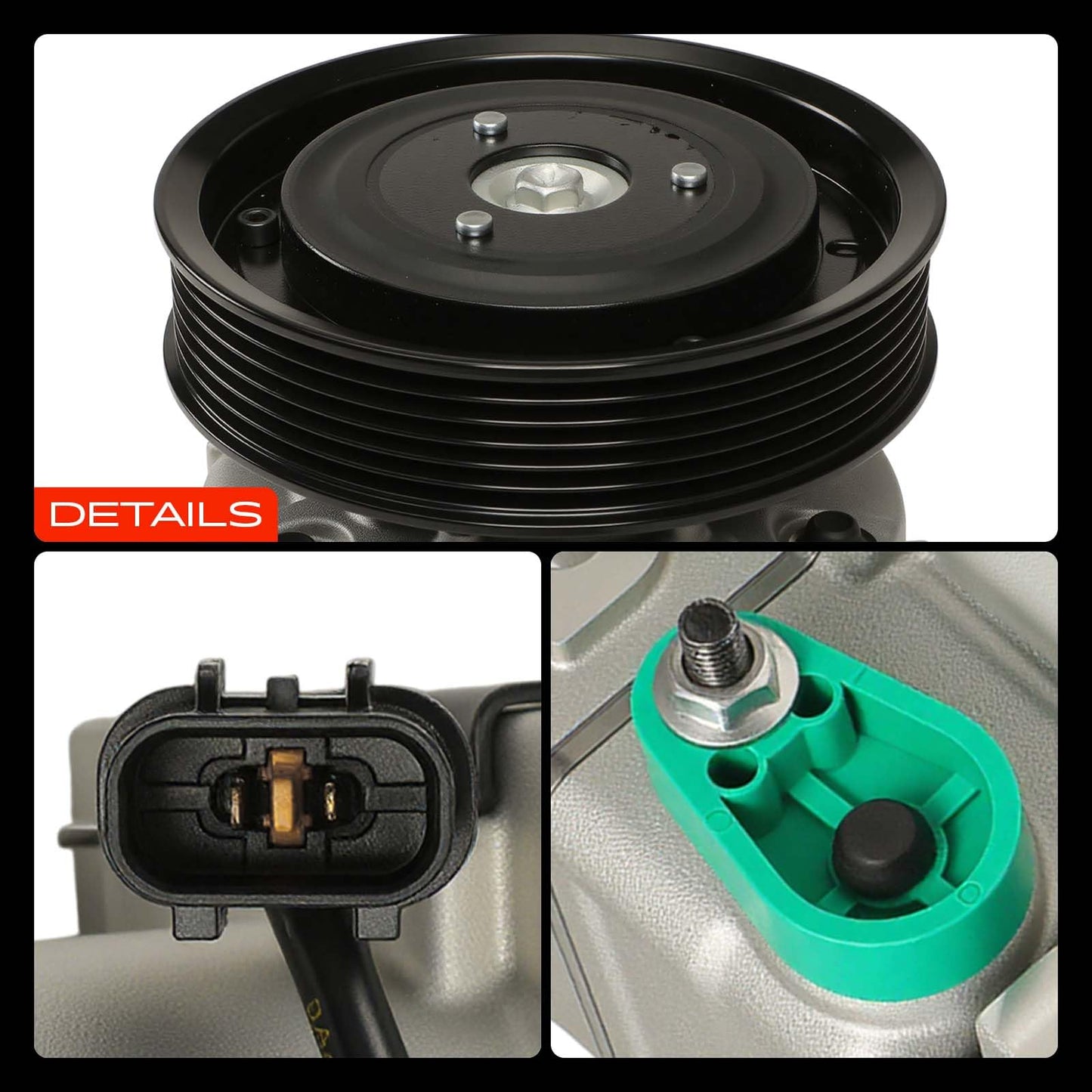 A-Premium Air Conditioner AC Compressor with Clutch Compatible with Kia Sorento 2014-2015 2.4L
