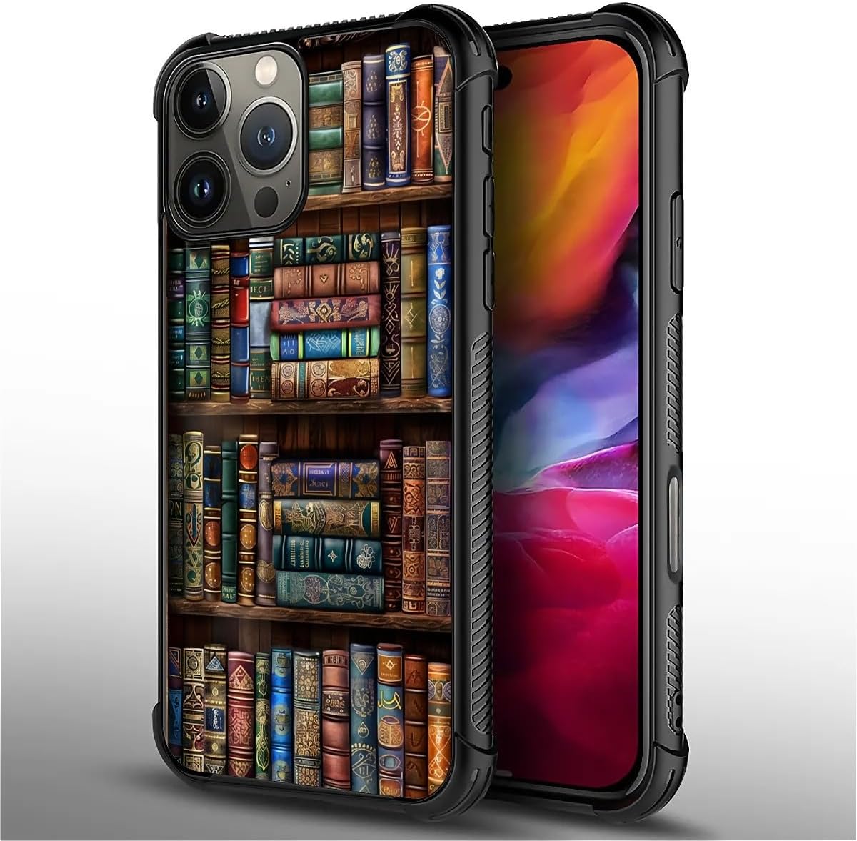 CARLOCA 16 Compatible with iPhone Pro Case, Design for Girl Shockproof Anti-Scratch Hard PC Back Case Fashion Pattern