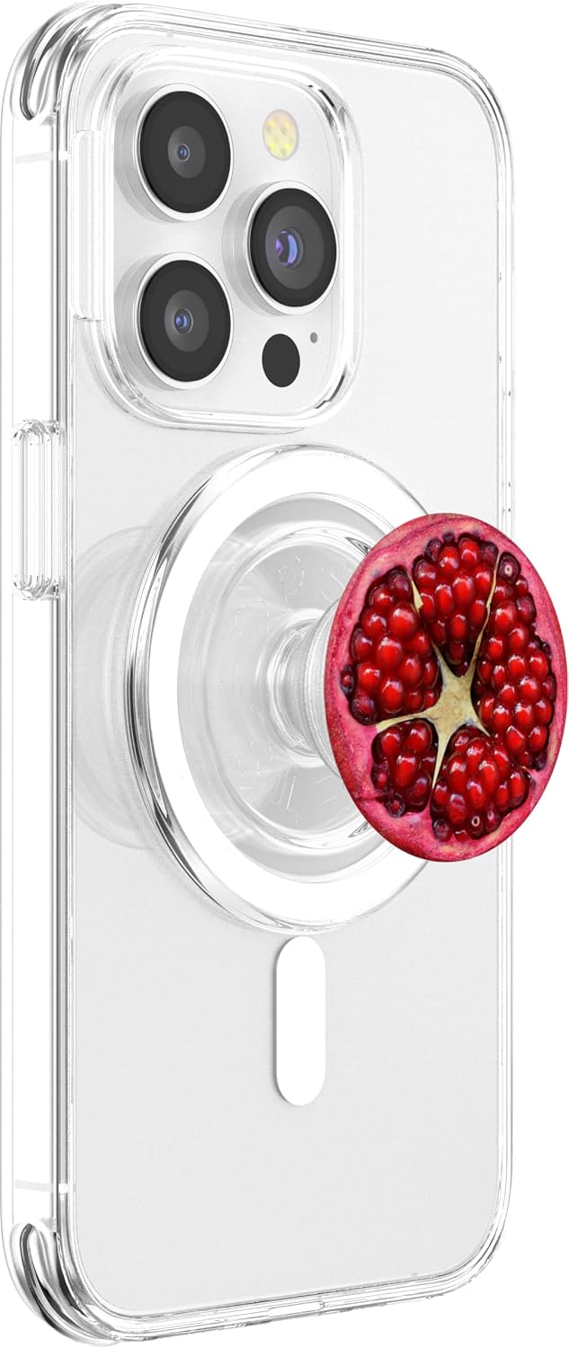 401Tech Beautiful Art Background Wallpaper Cute Pomegranate Fruit Organic Vegan Healthy Fresh Nature Food PopSockets
