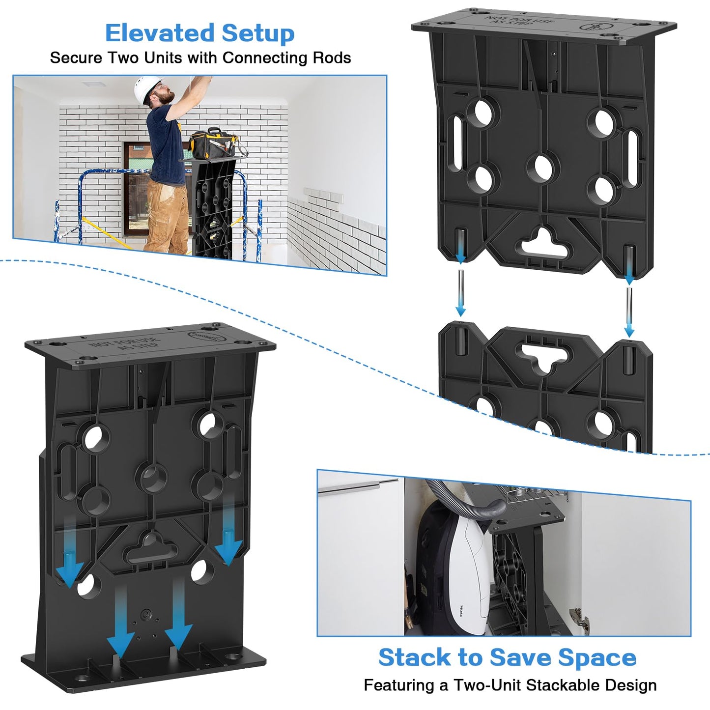 Glosaie Multi Purpose Wire Dispenser, Industrial 330 LBS Capacity Wire Spool Rack/Wire Spool Holder for Spools Up to 34" In Diameter, Workstation & Seat for Jobsite & Workshop, Black