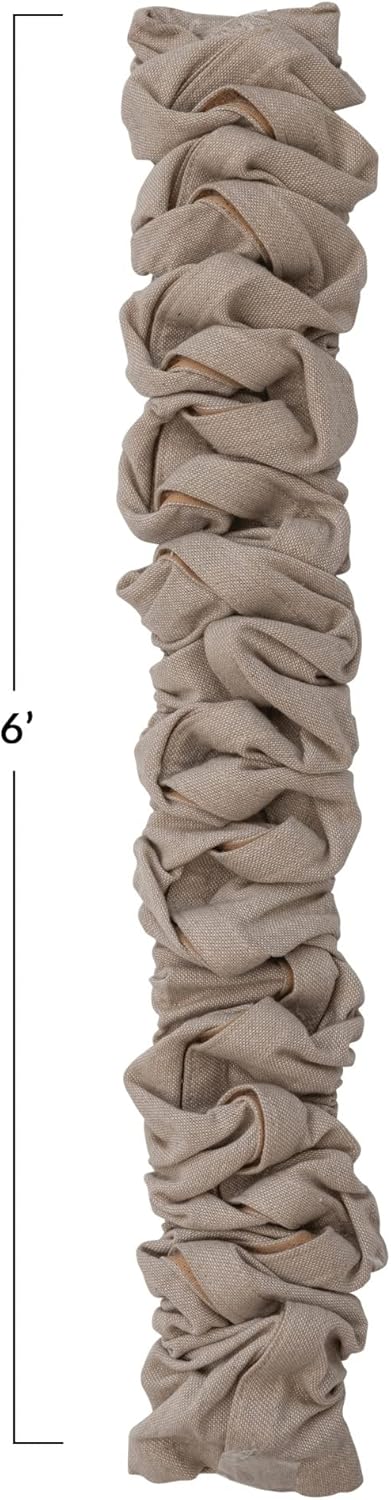 Creative Co-Op Cotton Chandelier Cord Cover, Natural