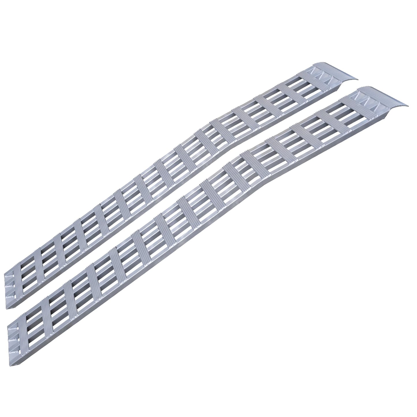 GEN-Y HITCH Arched Aluminum Ramps, 1 Ft x 7 Ft 10 in, 750 lbs Capacity Per Ramp, Lightweight