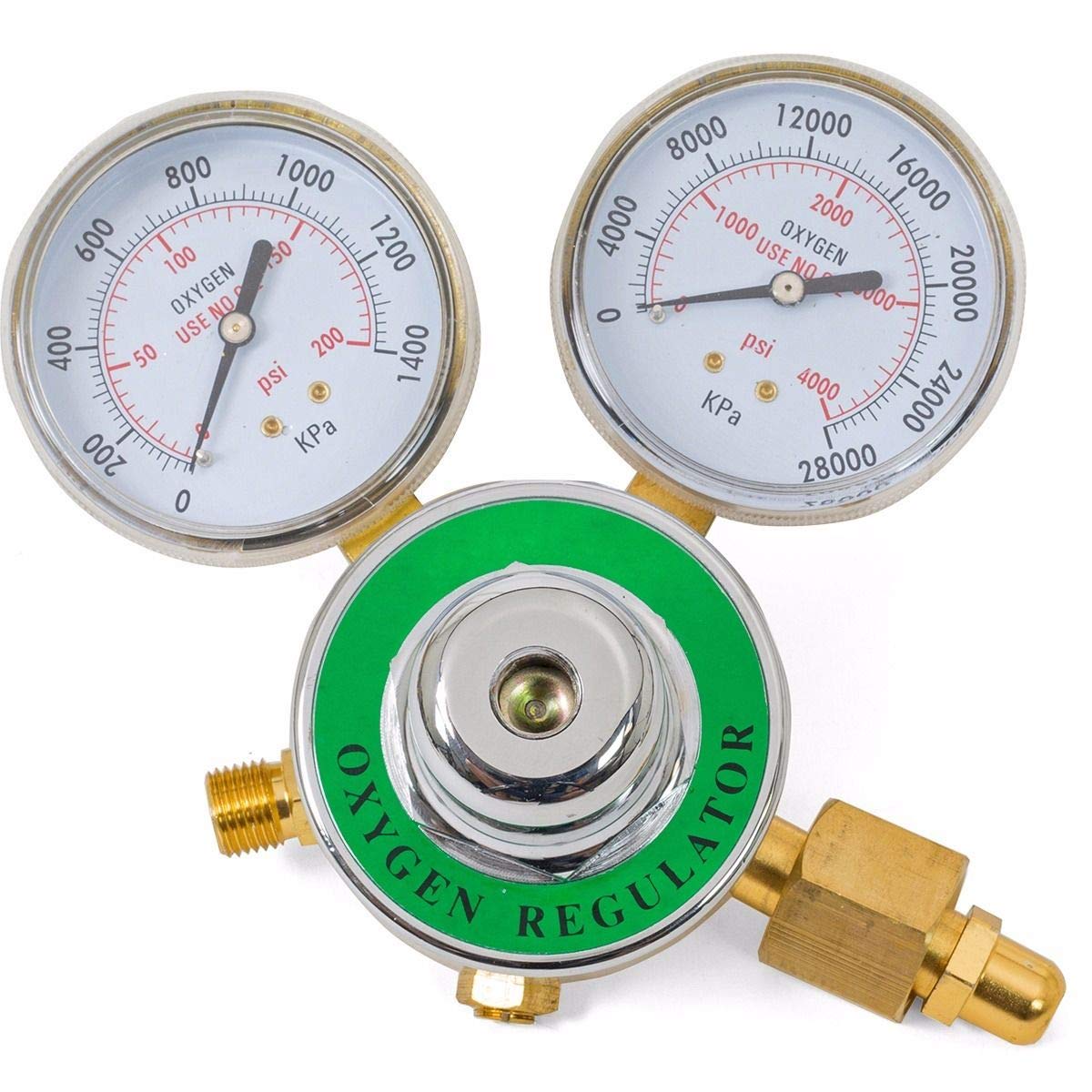 XtremepowerUS Oxygen & Acetylene Welding Brazing Cutting Torch Kit Gas with 3 Nozzle 11.5' ft Hose Gauge Regulator Set CGA 540 Goggles Carrying Case