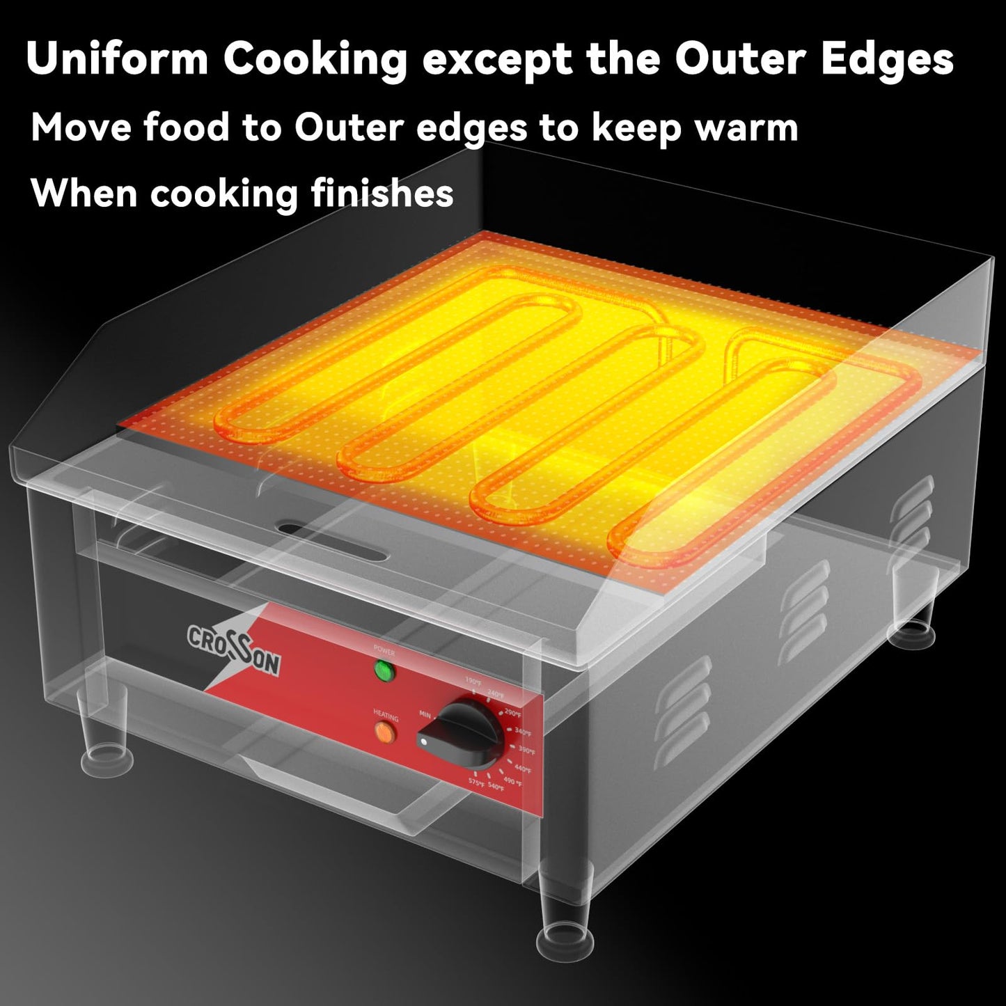 Commercial Countertop Electric Deep Fryer and Griddle