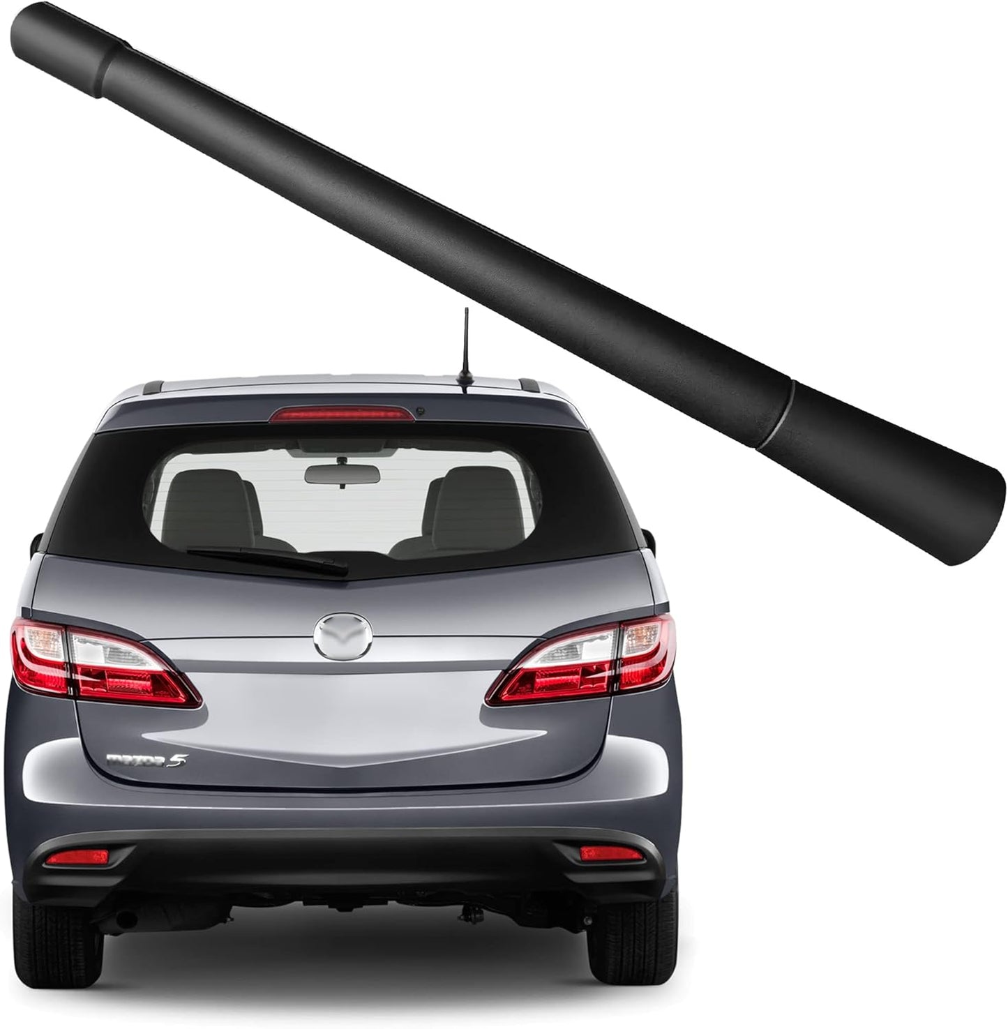 RooFox 7 Inch 5 (1999-2015), 5 Antenna Replacement for Mazda Mazda Antenna, Flexible Rubber Antenna Mast