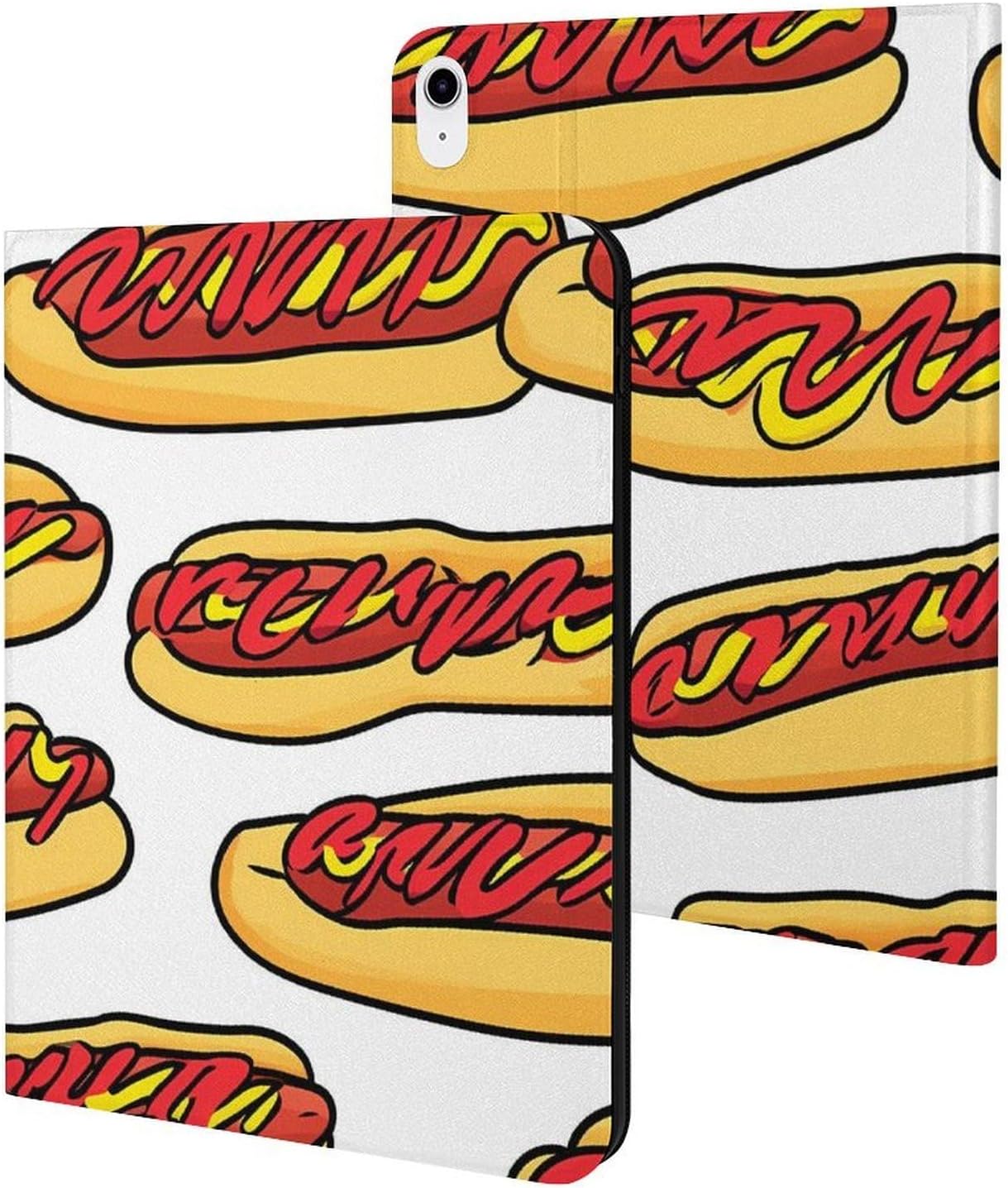 Generic 10th 9th 8th 7th (2021/2020/2019) Hot Dogs Mustard Ketchup Fashion Case Compatible with Generation Protective