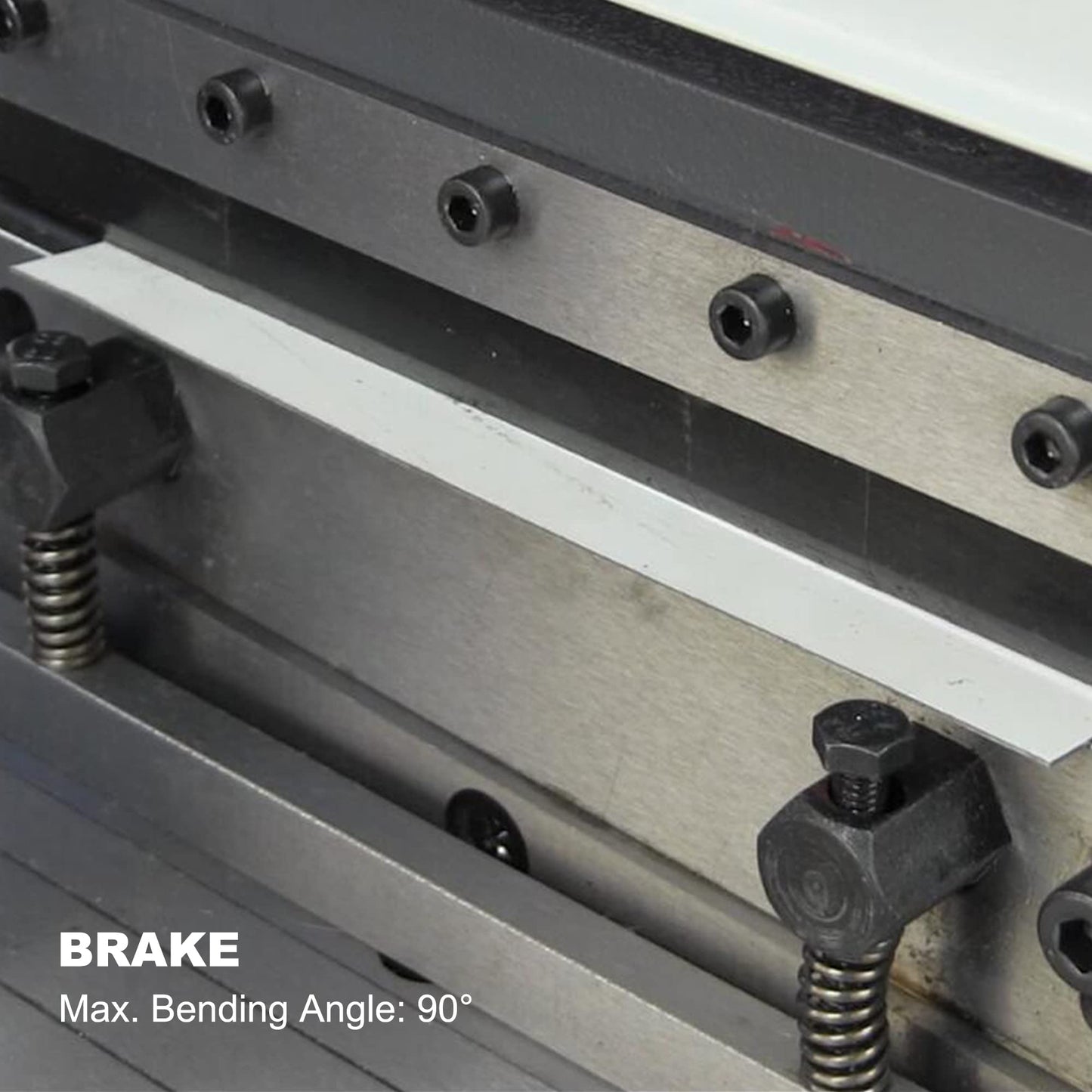 KAKA INDUSTRIAL Metal Brake,8-inch, 3-In-1 Combination Shear Brake Roll Machine,20-Gauge Shear, 90° |Slip Roll Machine for Bending Rolling 3-IN-1/8