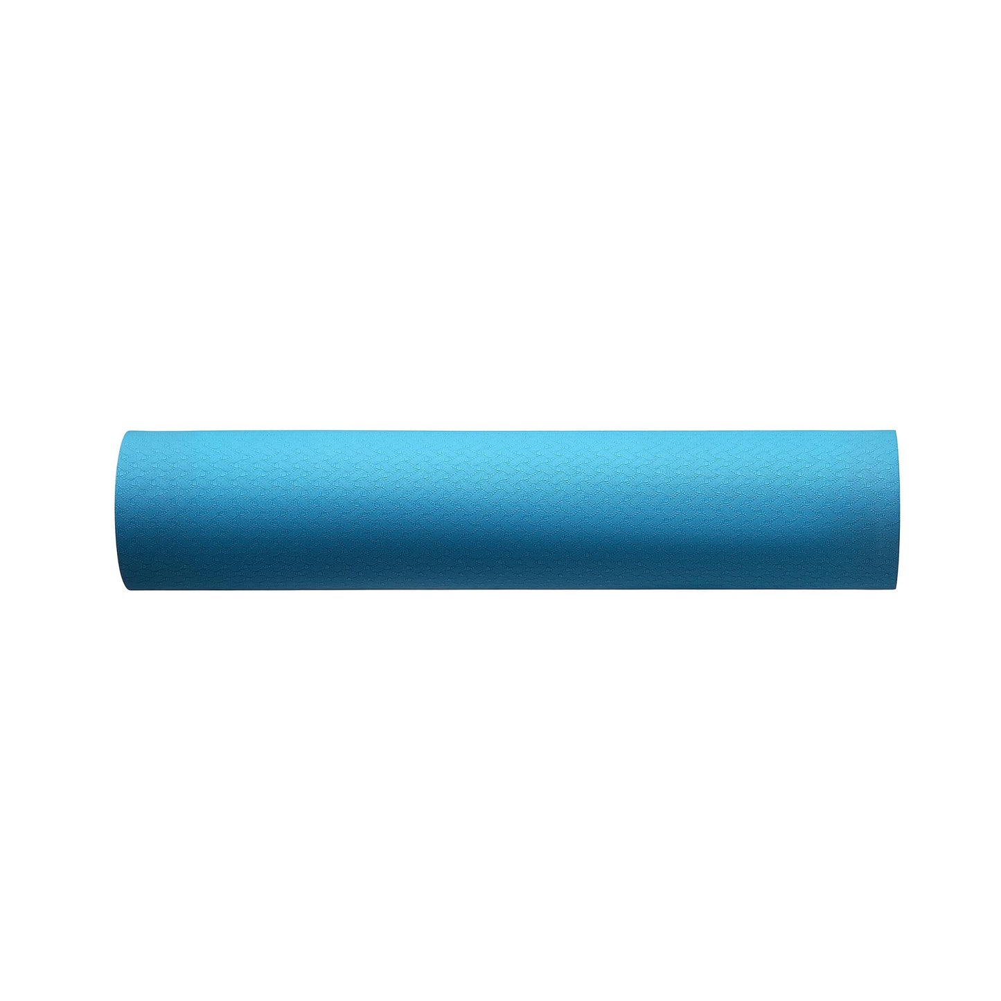 Amazon Basics 0.25-inch Thick TPE Exercise Yoga Mat with Carrying Strap, Aqua