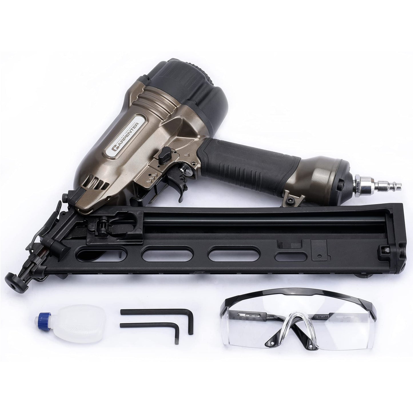 Carpenter C1565 15 Gauge Finish Nailer | Pneumatic | 15 Gauge Nails from 1-1/4 Inch up to 2-1/2 Inch | 34 Degree Angle Finish Nailer