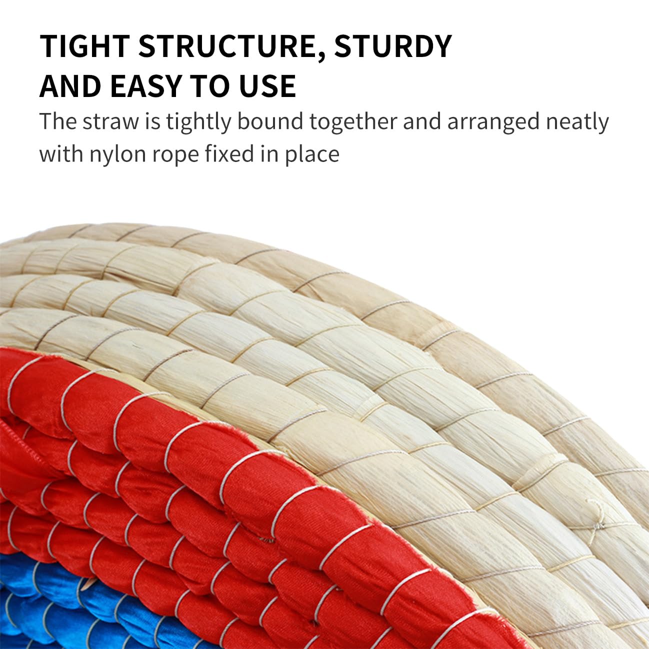 Cifupy Traditional Hand-Made Archery Target 5 Layers Straw Archery Target,Arrow Target for Recurve Bow Longbow for Outdoor Hunting Shooting Practice Archery (20 Inch Targets for Backyard)