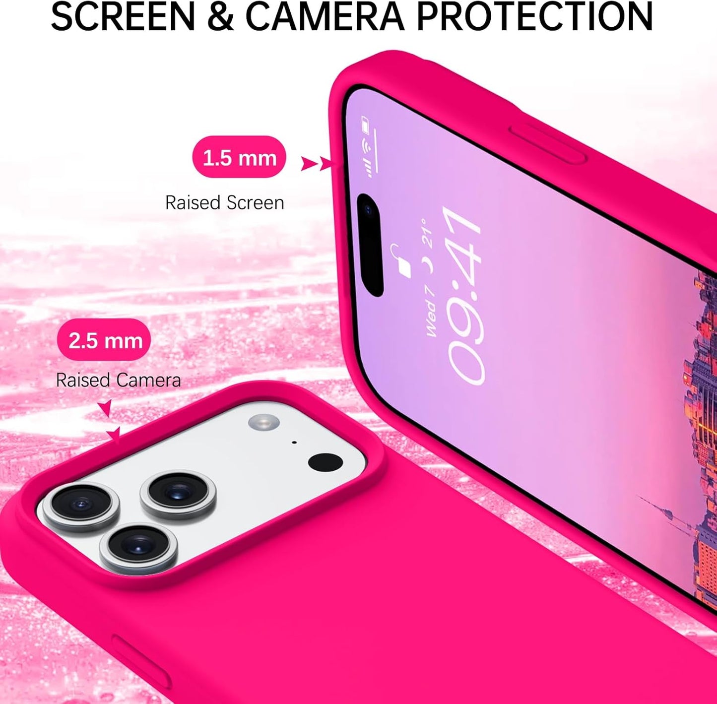 BENTOBEN 17 17 17 6.9" 2025, for iPhone Pro Max Case, Liquid Silicone Anti-Slip Microfiber Lining ProMax Phone Case