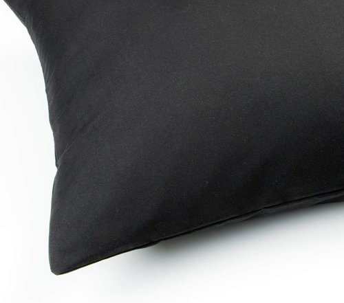 FLXXIE Pillow Cases - Soft Microfiber Queen Pillow Covers | Wrinkle Resistant, 2-Piece Set, 20x30, Black
