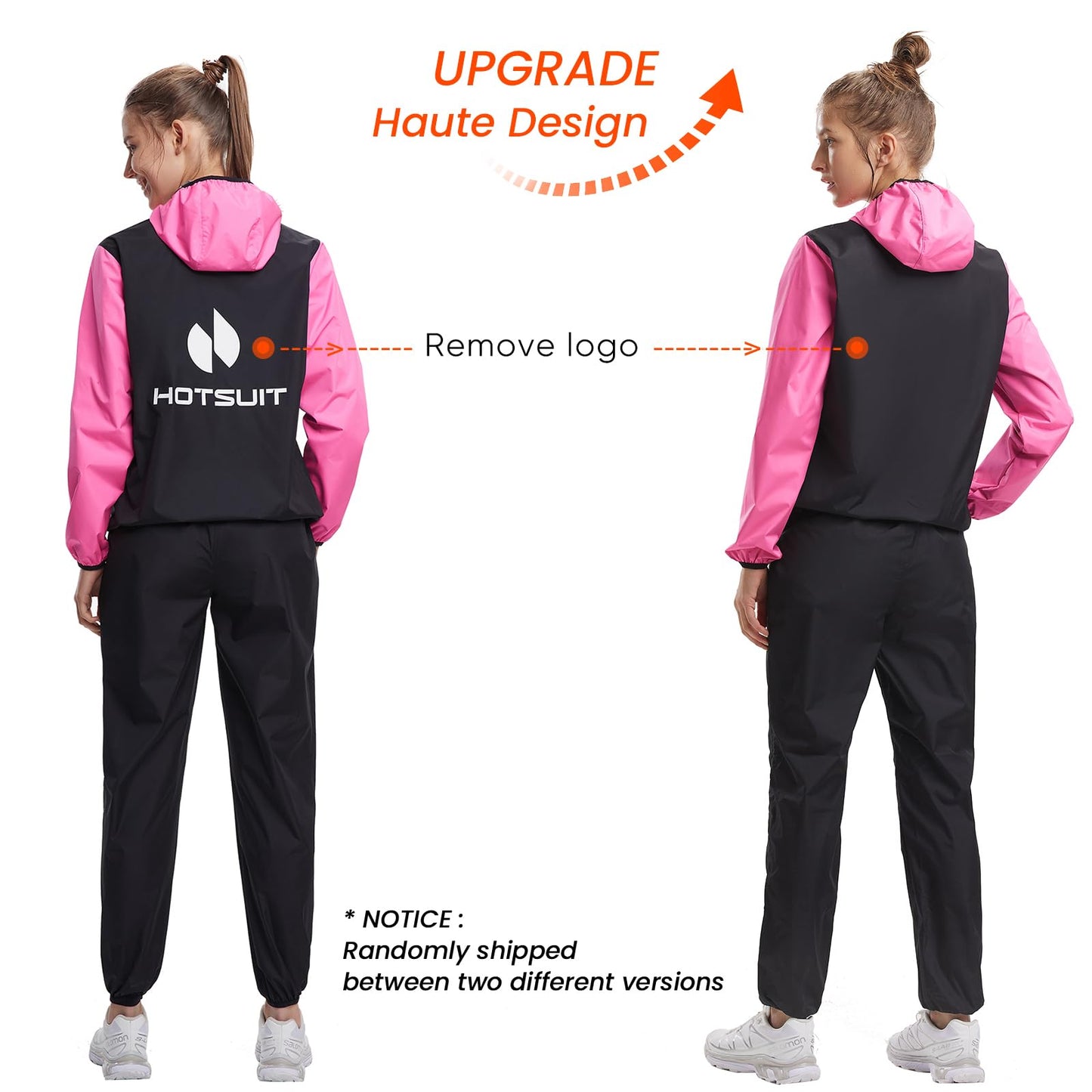HOTSUIT Sauna Suit for Women Weight Loss Sweat Suits Sauna Jacket Pant Machine Washable Anti Rip for Gym Workout Exercise