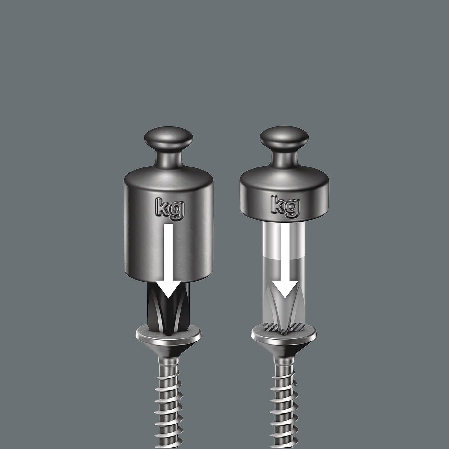 WERA Screwdriver Set - 6 Piece Laser Tip Precision Tools for Enhanced Grip and Control