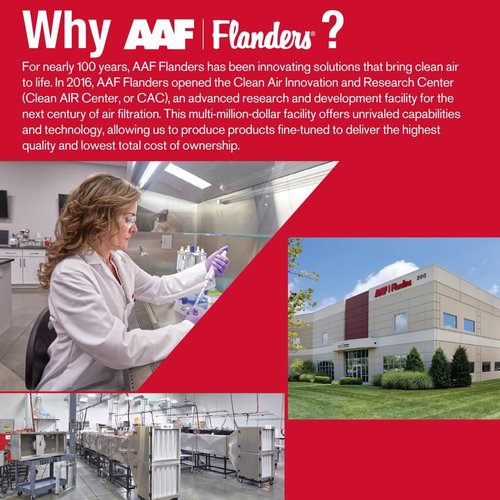 Flanders EZ-Flow II Air Filters - MERV 1, High-Airflow, Energy-Efficient, 20x20x1 (2-Pack)