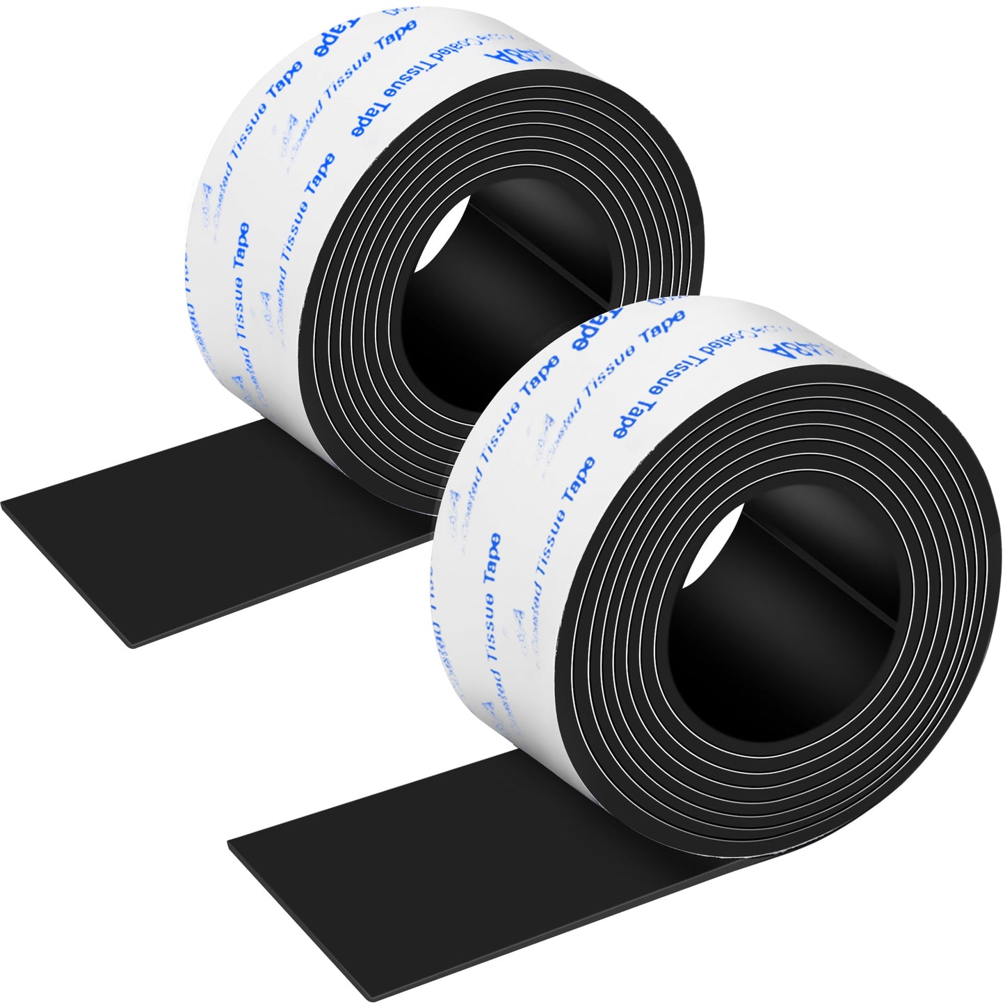 Rubber Feet 2 Rolls, Adhesive Rubber Pad, Non Slip Pads for Furniture and Electronics 1x40 inch