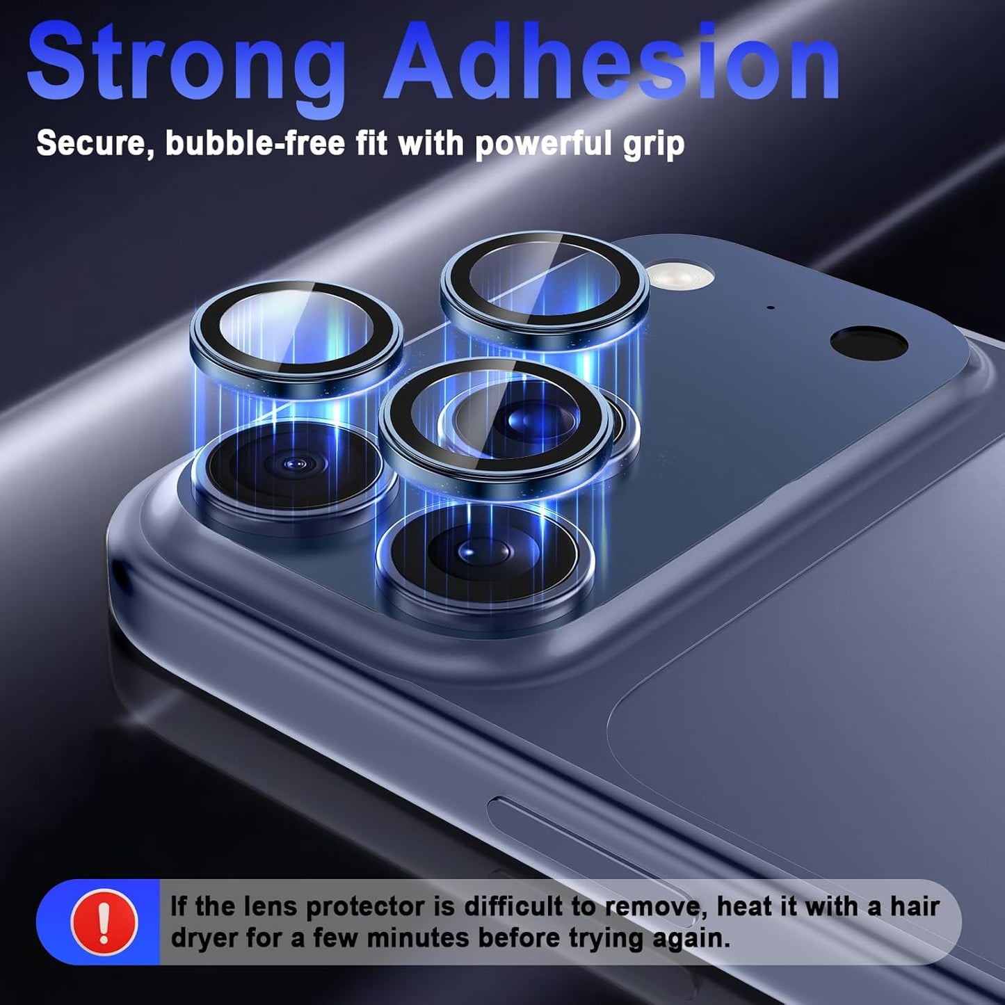 Casetego 17 17 Protector,9H for iPhone Pro Max/iPhone Pro Camera Lens Hardness,Scratch Resistant,Ultra-thin Tempered
