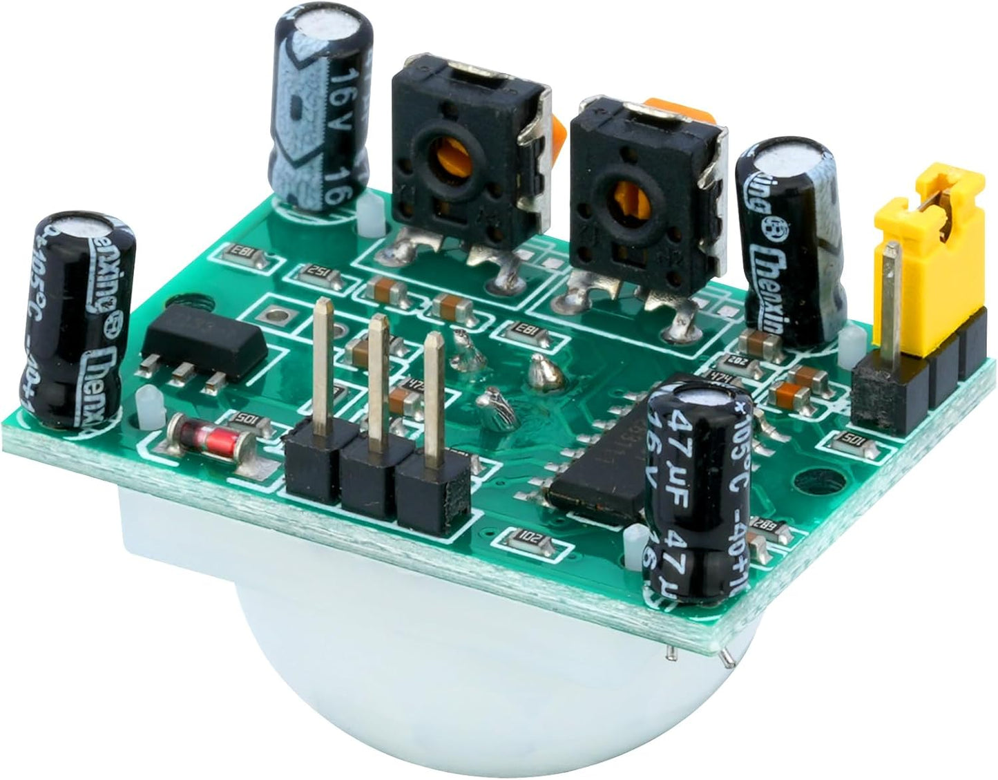 MTDELE 3 HC-SR501 Pcs PIR Motion Sensor Miniature Human Infrared Sensing Module Compatible with for Raspberry Pi