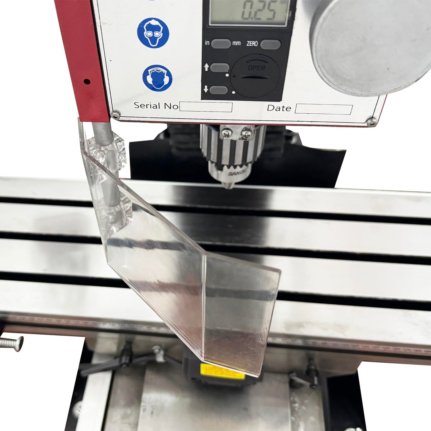 WYDDDARY 110V Mini Precision Milling and Drilling Machine 2HP Brushless, with 33.1"×8.3" Work Table, R8 Spindle 50-2250RPM, X-Axis Power Feed & 3-Axis DRO for Metal Wood DIY