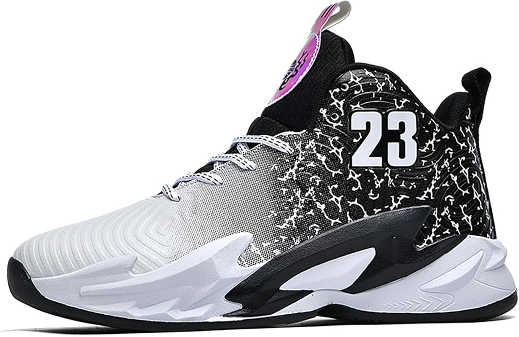 Boys Basketball Shoes Breathable Indoor Athletic Shoes Youth Outdoor Fashion Sneakers Comfortable Basketball Shoes for Girls