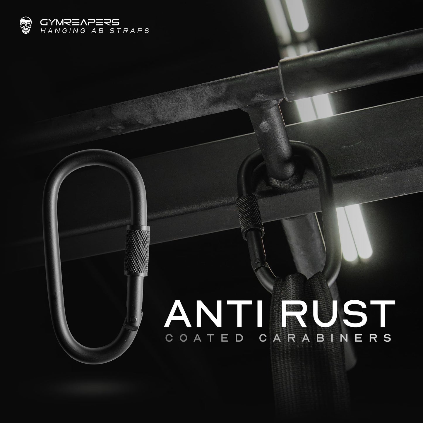 Gymreapers Hanging Ab Straps for Pull-Up Bar Hang Bar Assist Strap