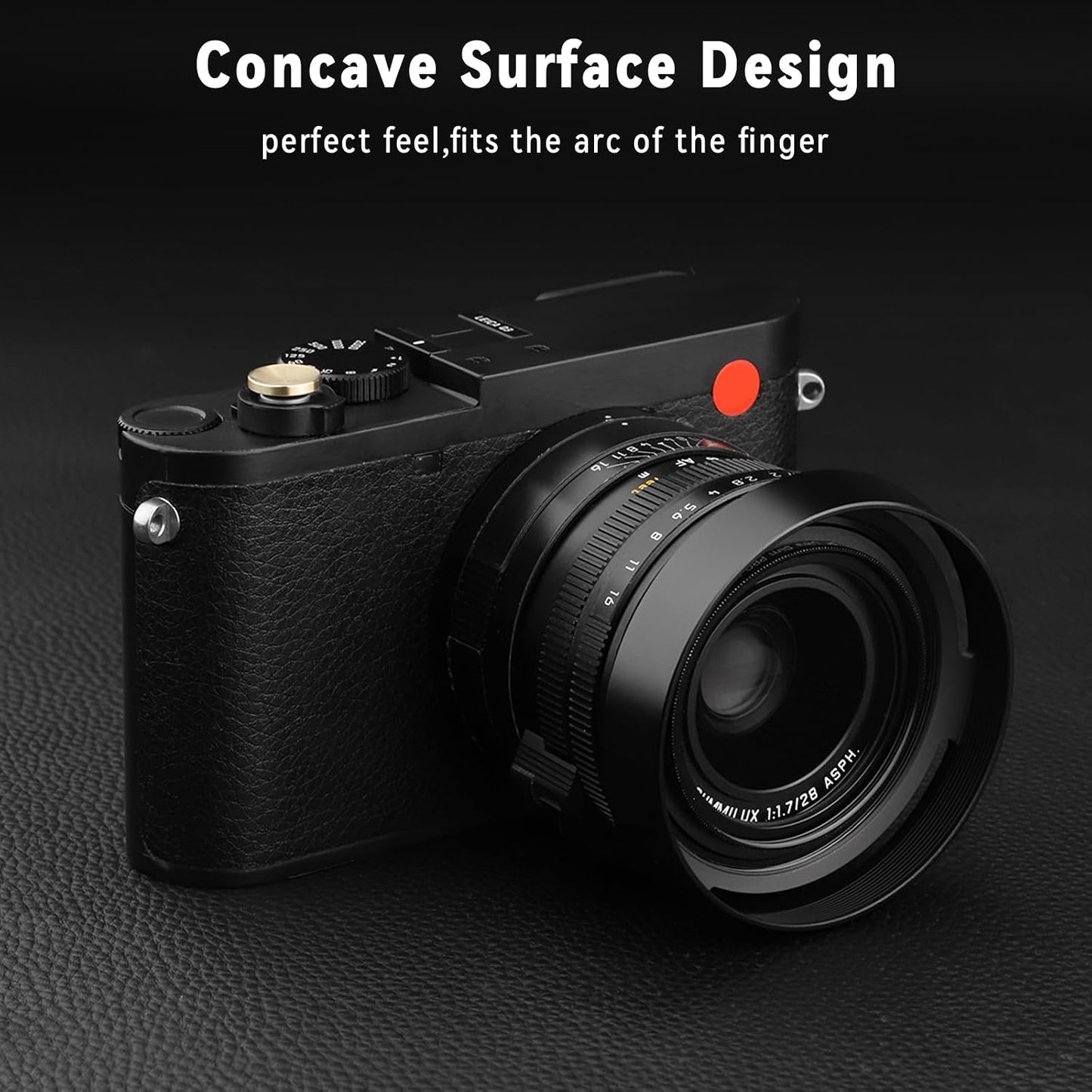 XE5 GFX100RF XM5 X-T5 X-T4 X-T3 X-T30 X-T20 X-PRO3 X100VI X100V X-E4 X-E3 Q3 M10 RX1 0.47in Exquisite Copper Concave