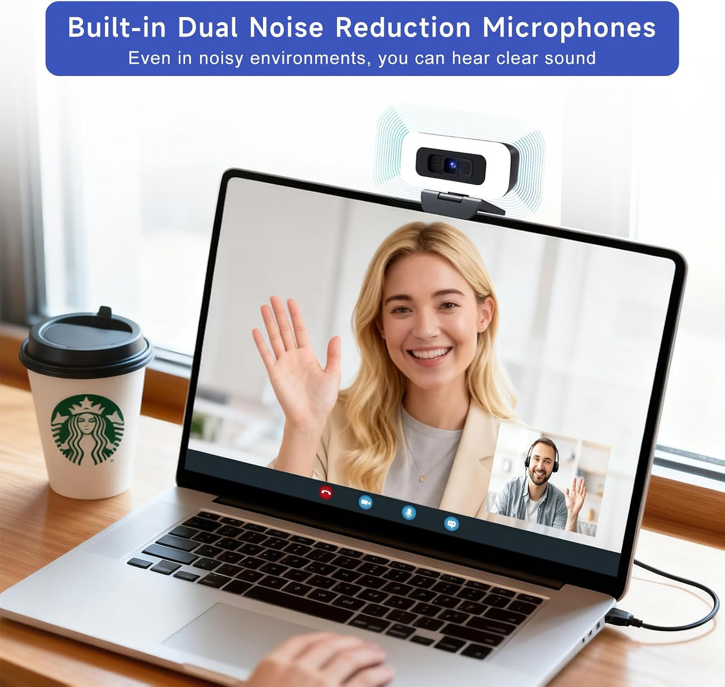 Combess 1080P, Webcam for PC - PC Camera Webcam Desktop Computer Web cam with Privacy Shutter and Tripod Autofocus
