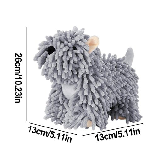 Chenille Hand Towel, Soft Absorbent Chenille Ball Towel, Microfiber Towels for Bathroom (F)