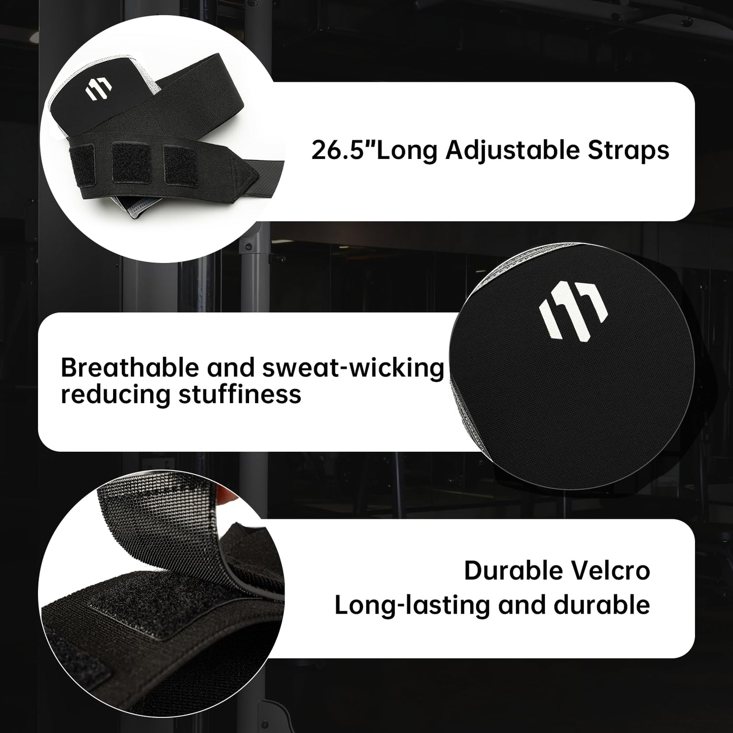 MANUEKLEAR Adjustable Compression Elbow Wraps for Weightlifting(1 Pair), Elbow Sleeves Weightlifting Men with Compression Band, 5mm Neoprene Elbow Strap for Weight Lifting and Bench Press