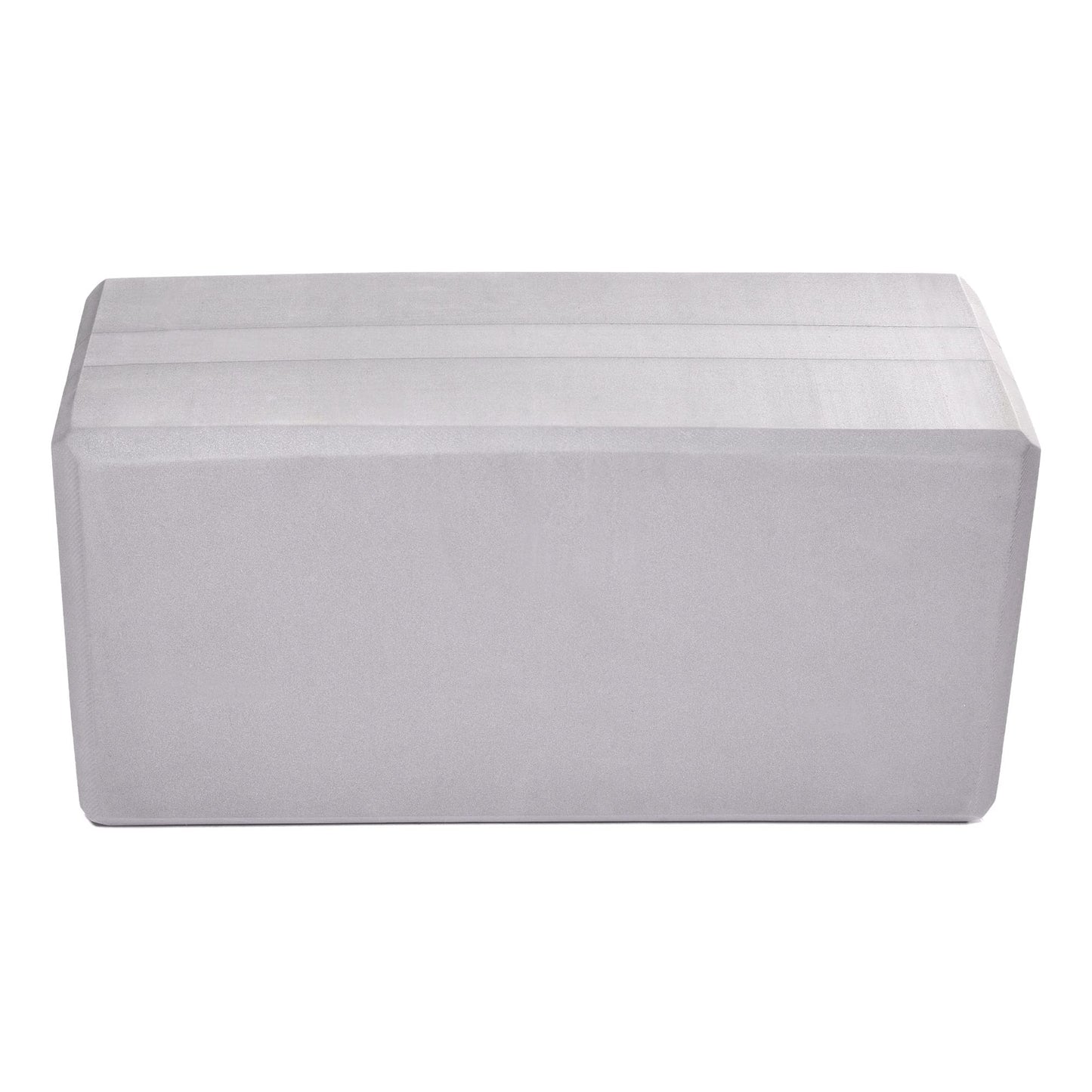 Hugger Mugger 5 in. Big Foam Yoga Block - Gray - Extra Large Size, Dense Foam, Reliable Support, Beveled Edges for Comfort, Great if You're Taller or Less Flexible