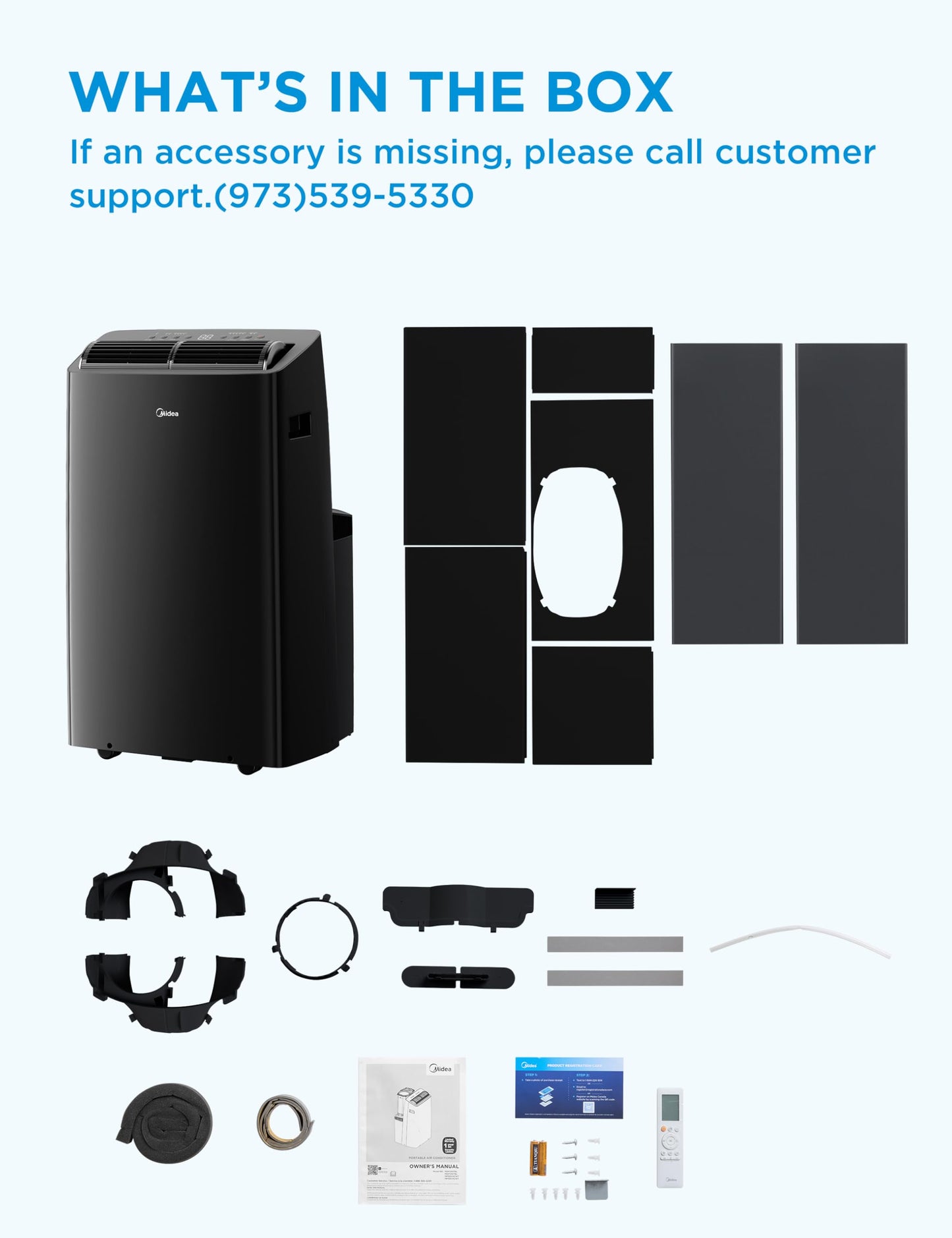 Midea Duo 14,000 BTU (12,000 BTU SACC) High Efficiency Inverter, Ultra Quiet Portable Air Conditioner, Cools up to 550 Sq.Ft., Works with Alexa/Google Assistant, Includes Remote & Window Kit, 2026 New