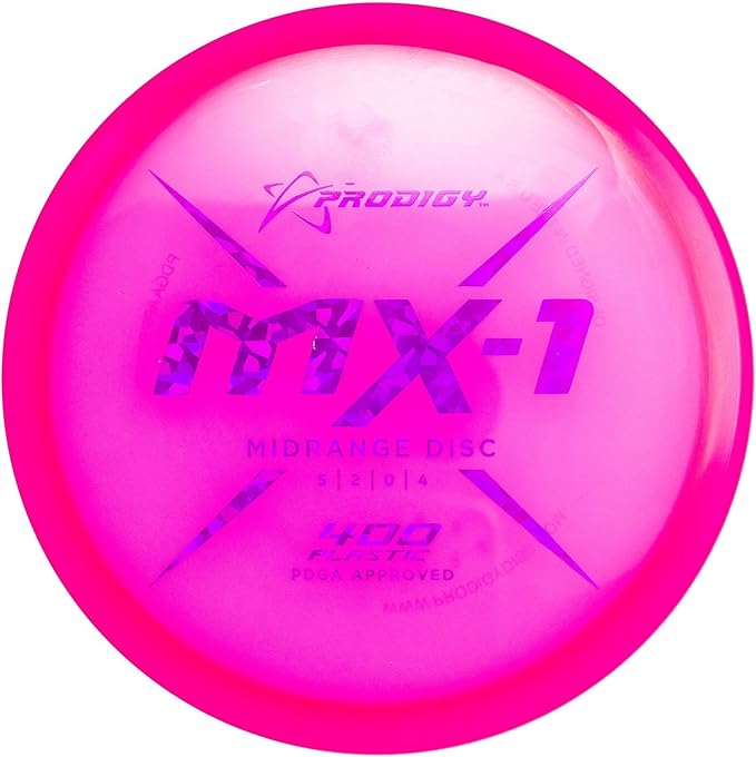 Prodigy Disc 400 MX-1 | Very Overstable Disc Golf Midrange | Handles Any Wind or Power | Consistently Overstable in Any Conditions | Durable & Gummy 400 Plastic | Colors May Vary