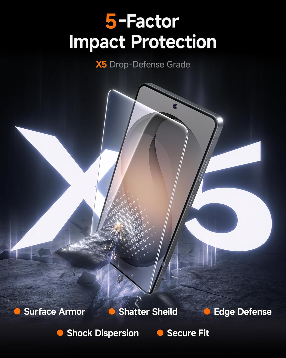 3 Pack S26 9H SMARTDEVIL for Samsung Galaxy Ultra Screen Protector, HD Clear Tempered Glass, Scratch & Impact